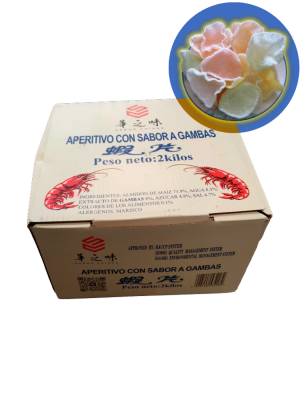 大中华彩色虾片 Pan De Gamba (12kg)