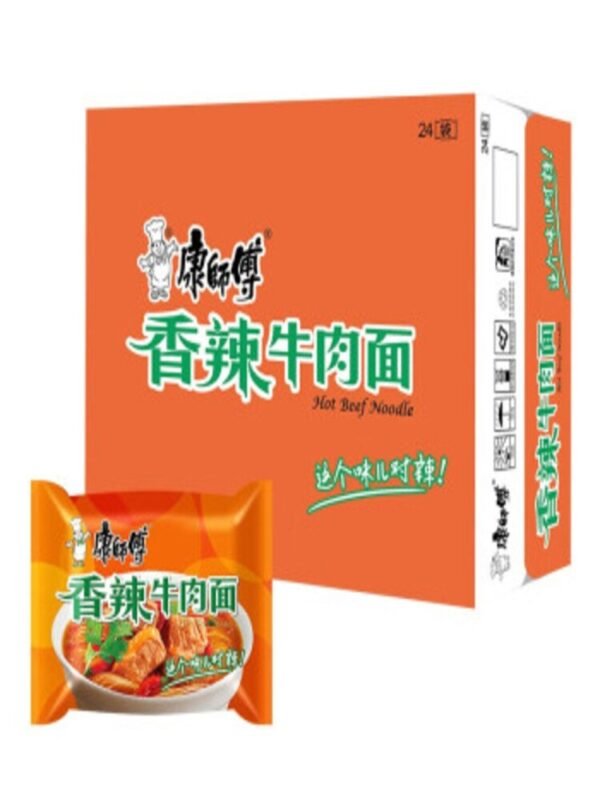 康.香辣牛肉面*箱(袋) Tall Tern Picante*Caja