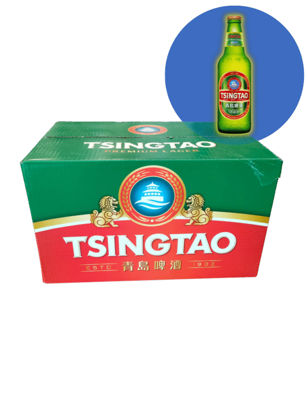 青岛啤酒.箱 Cerveza Tsingtao*Caja