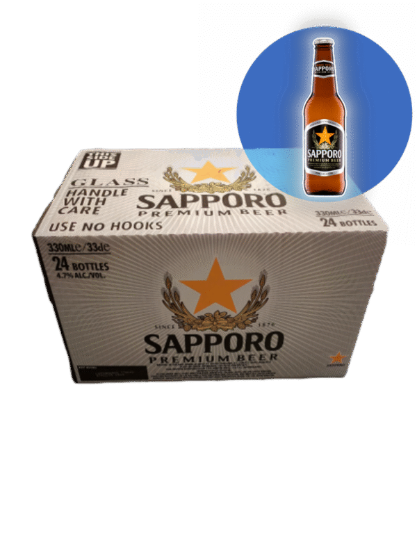 日本啤酒.箱 Sapporo Cerveza*Caja