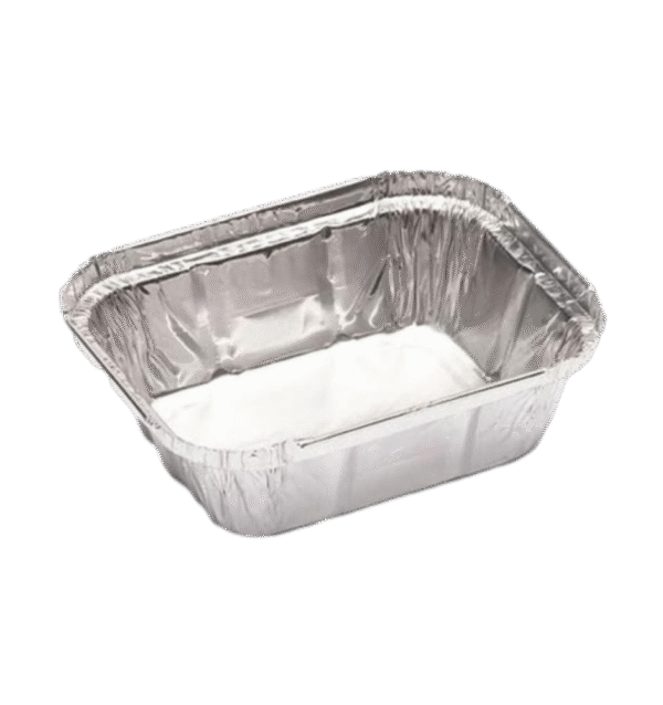 小号方形锡纸外卖盒 Envase Aluminio Cuadrado Pequeño*Caja