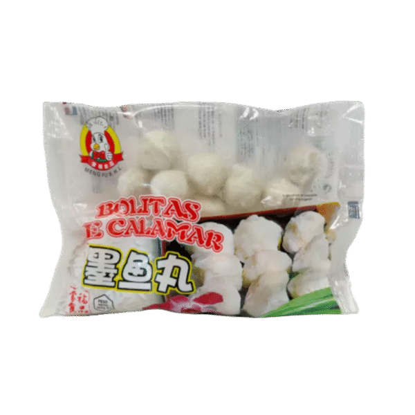 虾仁墨鱼丸 Bola de Sepia