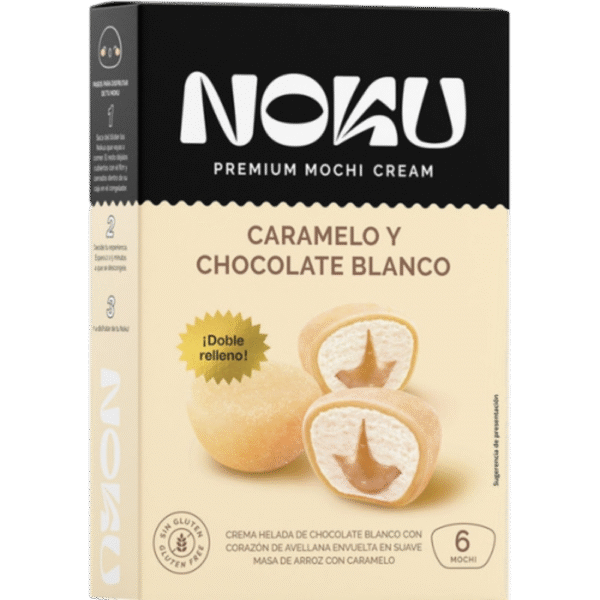 冰冻甜点麻薯焦糖白巧克力 Mochi de chocolate