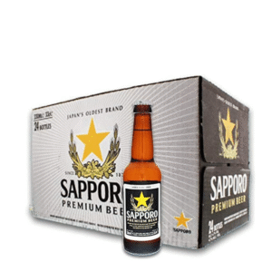 日本啤酒.箱 Sapporo Cerveza*Caja