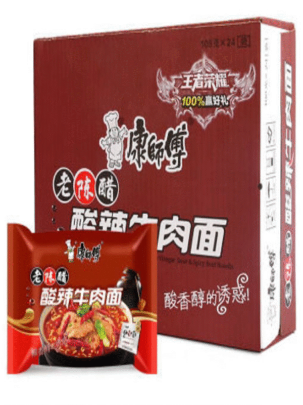 康师酸辣牛肉*箱(袋)Tall Tern Picaacido Chef*Caja